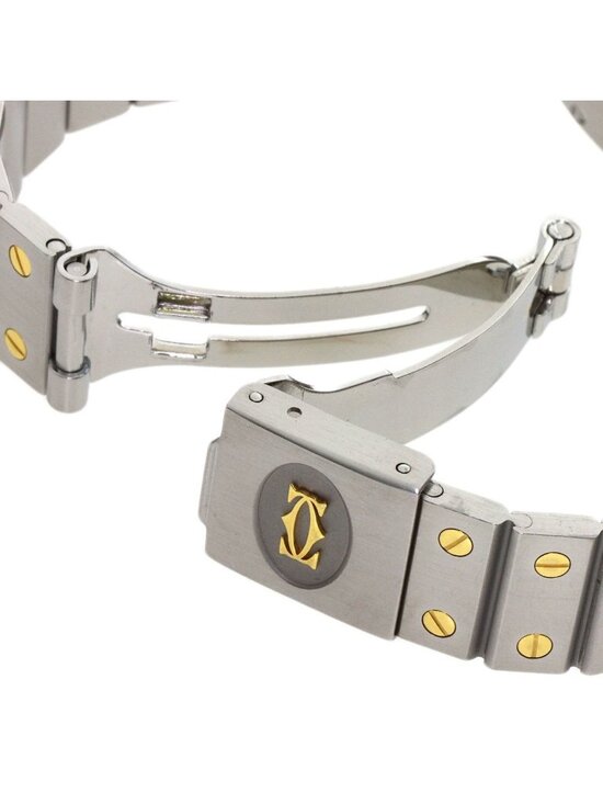 Cartier Santos Vendome LM Watch SS 18K Yellow Gold main image 11